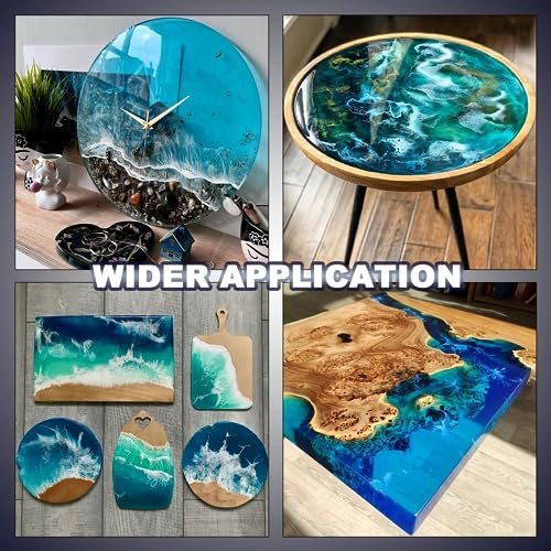 Epoxy Resin 2 Gallon - Crystal Clear Epoxy Resin Kit, 2 Part Casting Resin for Art, No Yellowing, No Bubble, Self Leveling, High Gloss, Suitable for Muloen