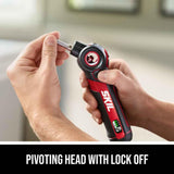 SKIL Twist 2.0 Rechargeable 4V Screwdriver with Pivoting Head, Torque Setting, USB-C Charging Cable & 2PC Bit Set-SD5619-01 Skil