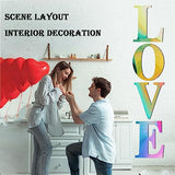 17 Inch Unfinished Wood Letter for Wall Decor, Paintable Thick Wooden Letter for DIY Craft Projects, Blank Wood Alphabet Letter for Birthday, BIUWING