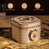 Rowood 3D Puzzles for Adults, Wooden Mechanical Gear Model Kits for Teens Kids Age 14+ - Treasure Box Rowood