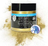 24K Metallic Mica Powder Pigment (56g) Multipurpose DIY Arts and Crafts, Cosmetic Grade, Soap,Resin Epoxy,Paint, Slime, Mold Making, Candle Making, unicone art