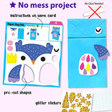 KRAFUN My First Unicorn Bunny Paper Craft Kit for Toddlers and Girls Age 3-8 Years Old, Include 18 Cute DIY Arts and Crafts Projects, Organized Art KRAFUN