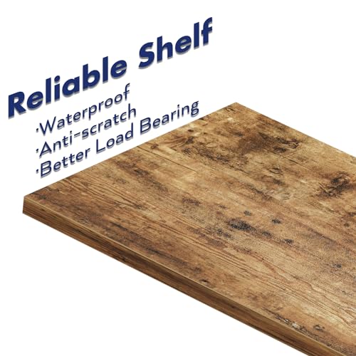 NUMENN Vintage 5-Tier Multifunctional Bookshelf and Storage Organizer NUMENN