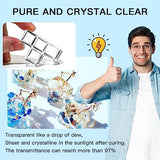 JDiction 500g UV Resin; New Formula Crystal Clear UV Resin Solar Cure Sunlight Activated Hard UV Resin Kit for Jewelry Making, Casting and Coating JDiction