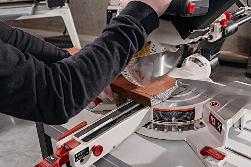 JET 10-Inch Sliding Dual-Bevel Compound Miter Saw, 1Ph 115V (JMS-10X) Jet