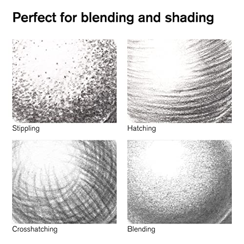 Winsor & Newton Studio Collection Artist Pencils, Graphite Pencils, Set of 6 Winsor & Newton