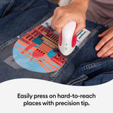 Cricut EasyPress Mini Heat Press for Pressing Small Objects like Shoes, Stuffed Animals, Hats & More, 3 Heat Settings & Precision Tip, Ceramic-Coated Cricut