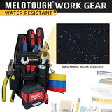 MELOTOUGH Pocket Tool Pouch Tool Belt Pouches with Belt Clip Utility Mini Tool Organizer Pouch for Electrician,Carpenter,Construction,Technician MELOTOUGH