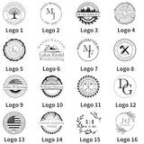 Personalised KAINSY Custom Branding Iron for Wood and Leather - Durable Metal Stamp for Crafting and Gifts KAINSY