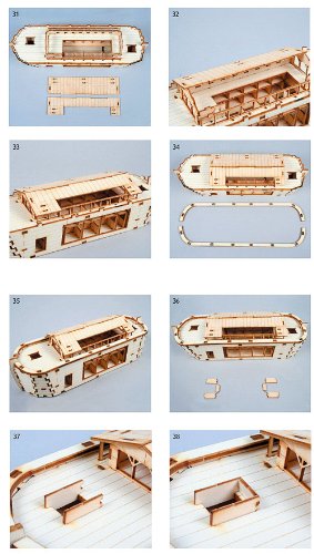 Desktop Wooden Model Kit Noah's Ark by YOUNGMODELER