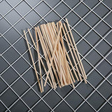 30 PCS 1/4 ×12 inch Wooden Square Dowel Rod, Small Hardwood Unfinished Wood Squrae Basswood Sticks for Crafts DIY Projects (30 Count) Qj-solar