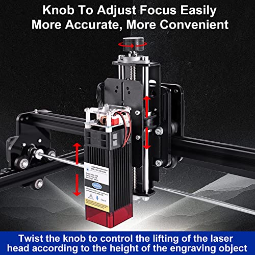 4240 Laser Engraver, 20W Laser Engraving Cutting Machine, Laser Machine 5W Output Power, Laser Cutter for Metal and Wood with 16.5”x15.75” Large CAMXTOOL