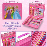 Disney Princess Art Set, Arts and Crafts for Kids 60 Pieces Colouring Sets for Girls Creative Drawing and Painting Sets for Children Art Supplies Disney