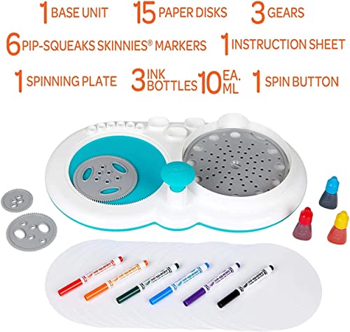 Crayola Spin & Spiral Art Station, DIY Crafts, Toys for Boys & Girls, Gift, Age 6, 7, 8, 9 Crayola