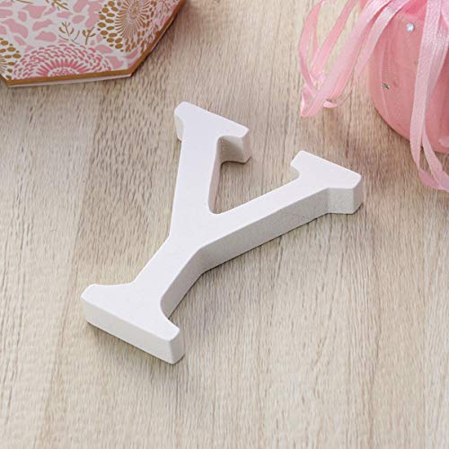 PartyKindom Hanging Wall 26 Letters Unfinished Wood Letter freestanding Letter Wood Table Sign Wooden Letters Kids Bedroom Letter Sign Standing PartyKindom