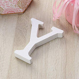 PartyKindom Hanging Wall 26 Letters Unfinished Wood Letter freestanding Letter Wood Table Sign Wooden Letters Kids Bedroom Letter Sign Standing PartyKindom