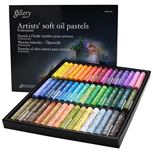 Mungyo Gallery Soft Oil Pastels Set of 48 - Assorted Colors - WoodArtSupply