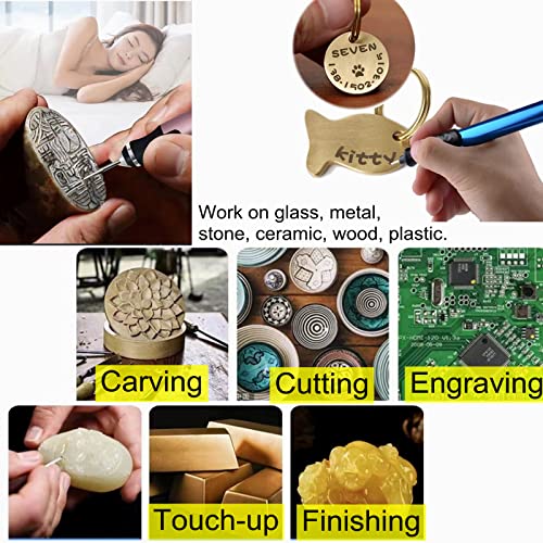 Diamond Burr Bits,MIKILIKIEN Drill Kit for Rotary Tool Metal Woodworking Router Grinding Engraving Carving- 1/8"(3mm) Shank Pack of 120Pcs/ 4Sets MIKILIKIEN