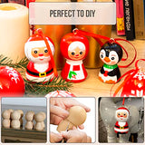 Unfinished Wooden Pegs Male 2.6'' Set 8 pcs - Wooden Peg Dolls Unfinished - Wooden Peg People Unfinished - Pegs Wooden Dolls for Painting - Wooden AEVVV