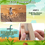 Qunclay Wooden Animal Cabinet Knobs Decorative Wood Dresser Knobs with Screws Dresser Pulls Wood Marine Woodland Animals Knobs Furniture Knobs Qunclay