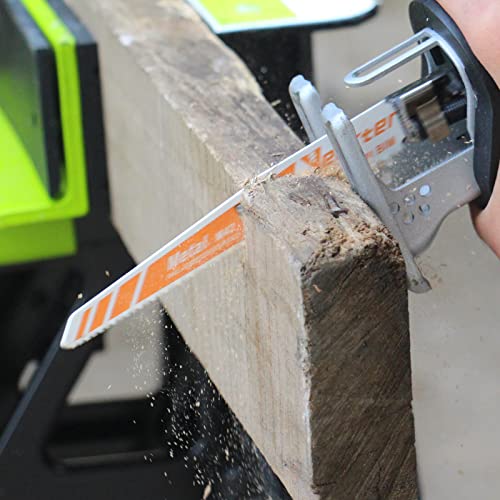 Vearter 2PCS 6Inch(150mm) Reciprocating Saw Blades, M42 Bi-Metal 8% Cobalt Sabre Sawzall Blade for Cutting Nail-Embedded Wood Cast Iron PVC Vearter