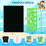 RMJOY Rainbow Scratch Paper Sets: 60pcs Magic Art Craft Scratch Off Papers Supplies Kits Pad for Age 3-12 Kids Girl Boy Teen Toy Game Gift for RMJOY