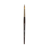 KINGART 1010C Premium 10 Pc. / Sizes Finesse 8020 Series Ultra Round Watercolor Artist Brush Set, Synthetic Kolinsky Sable Blend, Short Handle, Gift KINGART