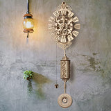 Wood Trick Pendulum Wall Clock Kit Wooden 3D Puzzles for Adults and Kids to Build - 3D Wall Clock Mechanical Model - 42x12 in - Engineering DIY Wood Trick