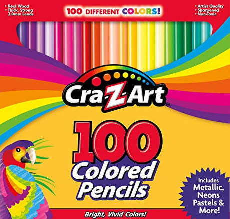 Cra-Z-art Colored Pencils 100 Assorted Colors Cra-Z-Art