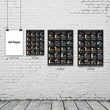 JIUFOTK Carpenter Poster Metal Tin Sign Types of Wood Knowledge Infographics School Home Kitchen Club Education Posters for Walls 12x17 Inches JIUFOTK