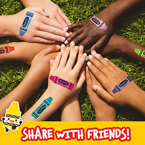 Crayola Shaped Kids Bandages, 100 CT | Great for Birthdays, Party Supplies, Stickers, Stocking Stuffer or White Elephant Gift | Adhesive Bandages for Crayola