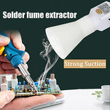 2 Inch Antidious Fume Extractor with Speed Controller & 20 Feet of Ducting 18W Inline Exhaust Fan Smoke Soldering DIY Fan for Soldering Work Laser DAYDAY helper