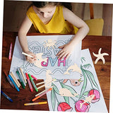 CORHAD 28Pcs Doodle Marine Wood Chips Unfinished Wood Cutout Shapes Wood Seahorse Cutout Wood Nautical Cutout mariposas decorativas para pared Wood CORHAD