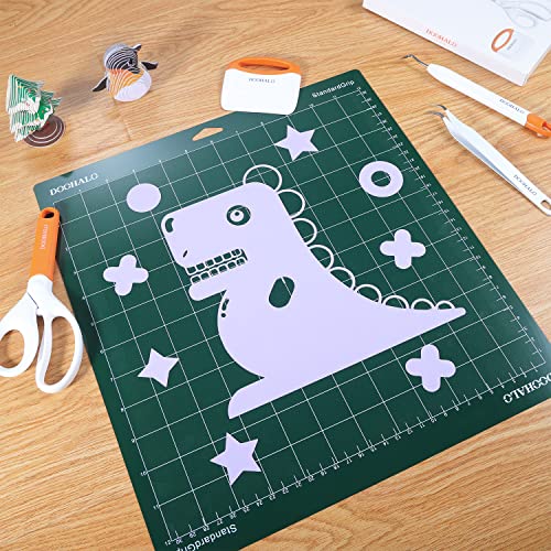 DOOHALO Brayer Roller for Cricut Vinyl Roller Tools for Crafting with Tweezers Remover Tools Set for Cricut Cameo Brother and Printmaking DOOHALO