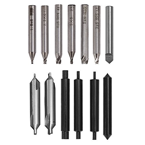 13pcs/Set Drill Bits Key Cutting Machine Cutter Vertical Machine Cutting Parts - WoodArtSupply