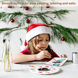 Fuyit Unfinished Wood Pieces, 50Pcs 5 x 5 Inch Blank Natural Wood Square Wooden Cutouts Board for DIY Crafts Painting, Scrabble Tiles, Coasters, Fuyit