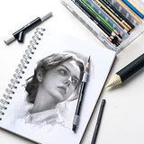 HIMI Gouache Pad 7X10''(98lb/160g) 50 Sheets Mix Paper Pad, Side Wire Bound, Fine Texture, in Gouache Acrylic Art Pad for Sketching, Ink Sketch Book, HIMI