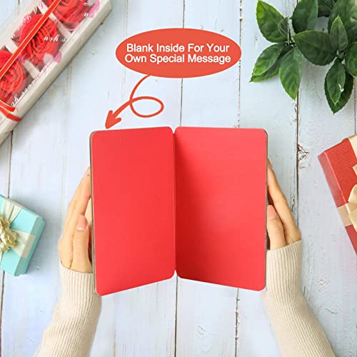 Della Stella | Valentines Day Card | Handmade Bamboo Wooden Anniversary Cards for Wife,Husband,Her,Girlfriend | Wooden Memorable Valentine's Gifts Della Stella