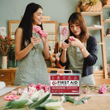 Be Smart Get Prepared First Aid Kit, 250 Piece. Exceeds OSHA ANSI Standards for Office, Home, Car, School, Emergency, Survival, Camping, Hunting, & Be Smart Get Prepared