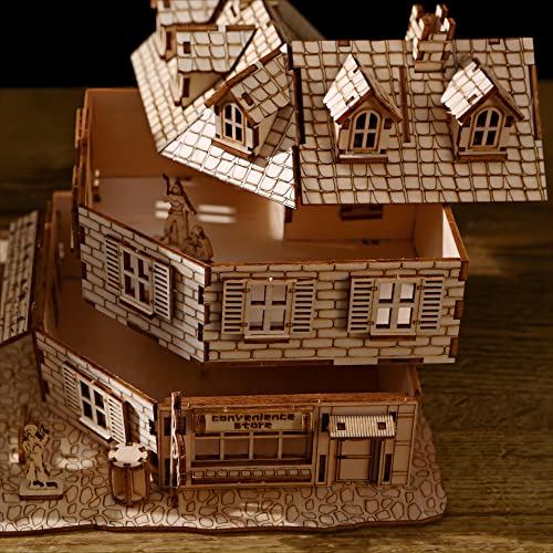 bennama 3D Wooden Puzzles War Zone 1942: Lane Warfare Model Kits, Brainteaser and Puzzle for Christmas/Birthday,Gifts for Adults and Teens to Build bennama