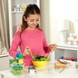 Melissa & Doug Slice and Toss Salad Play Set – 52 Wooden and Felt Pieces , Green - Pretend Food, Kitchen Accessories For Kids Ages 3+ Melissa & Doug