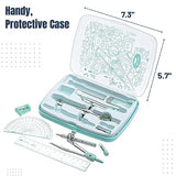 Mr. Pen- Geometry Set, 13 pcs, Compass for Geometry Compass, Geometry Kit Set with Shatterproof Storage Box, Math Compass, Geometry Set for School, Mr. Pen