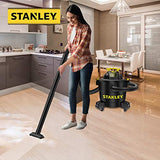 Stanley Wet/Dry Vacuum SL18191P, 10 Gallon 4 Horsepower 16 FT Clean Range Shop Vacuum, Ideal for Home/Garage/Laundry Rooms with Vacuum Attachments, Stanley