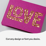 Cricut Cutaway Cards R10, Intricately Design Birthday Cards, Thank You Cards, Custom Greeting Cards, Holographic Backer, Compatible with Cricut Cricut
