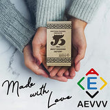 Handmade Wooden Candle Holder Set of 3 - DIY Unfinished Wood Crafts | Natural Wood Pillar Candle Holders 5.5" Tall AEVVV