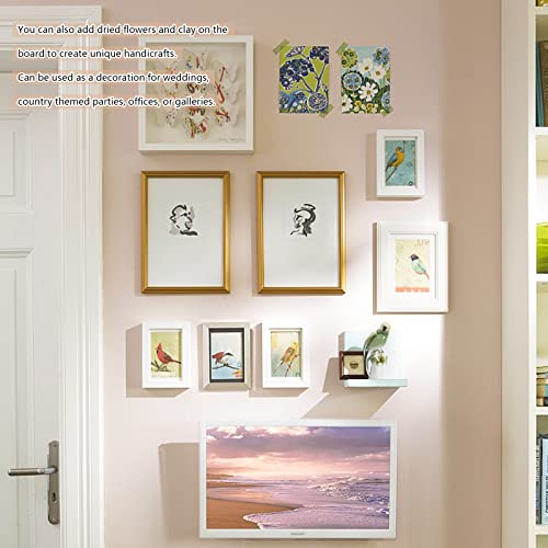 Bercoor 10 Pcs 5x7 Wood Panel Boards, Unfinished Wood Canvas Wooden for Painting, Arts, Pouring Use with Oils, Acrylics Bercoor