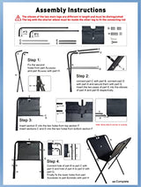 Falling in Art Canvas Print Rack, Display Rack for Posters, Holds Artwork, Prints, Panels, Canvas Art for Shows & Storage Falling in Art