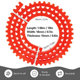 78 Inch Woodworking Profiling Strip, Flexible Curve Template, Excellent Rebound, Adjustable & Fixed Complex Shape Contour Woodworking Tool Templates Suteng