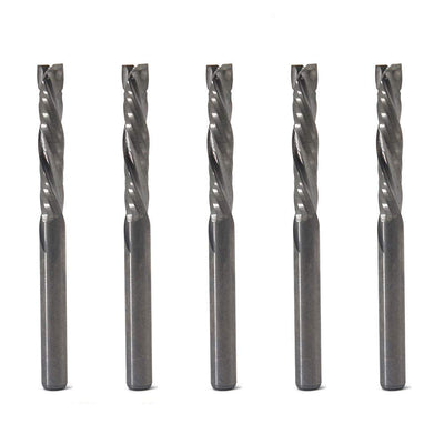 OSCARBIDE Up & Down Cut Carbide End Mills 1/8 Inch Shank 3.175x17mm CNC Spiral Router Bits 2 Flutes Milling Cutter for Engraving Milling 3D