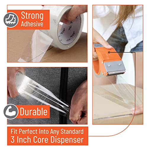 Mr. Pen- Packing Tape, 6 Pack, 2” Wide, 60 Yards, Shipping Tape, Packaging Tape, Clear Packing Tape, Moving Tape, Packing Tape for Moving Boxes, Mr. Pen